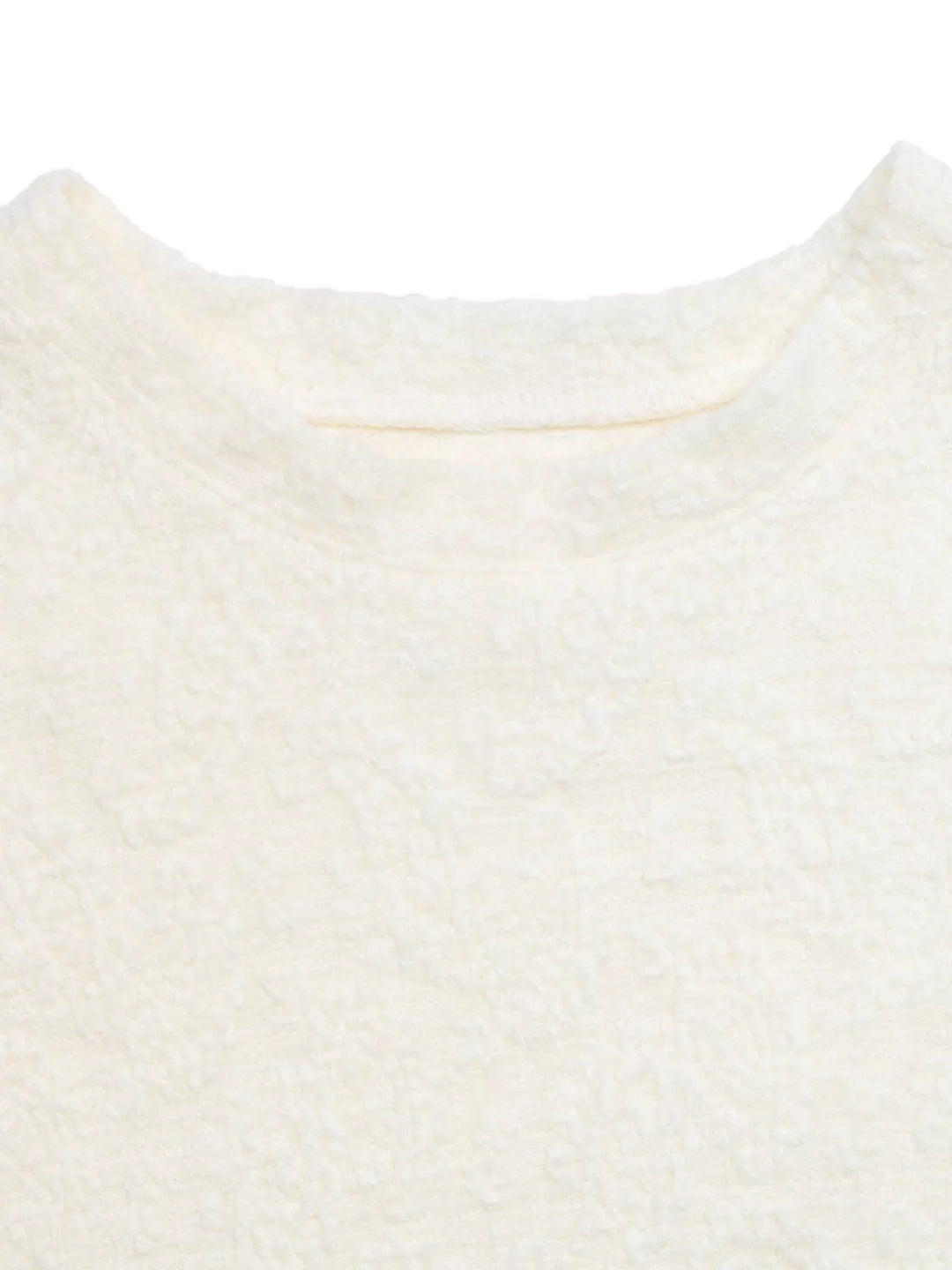 Textured Paisley Pattern Casual T-Shirt