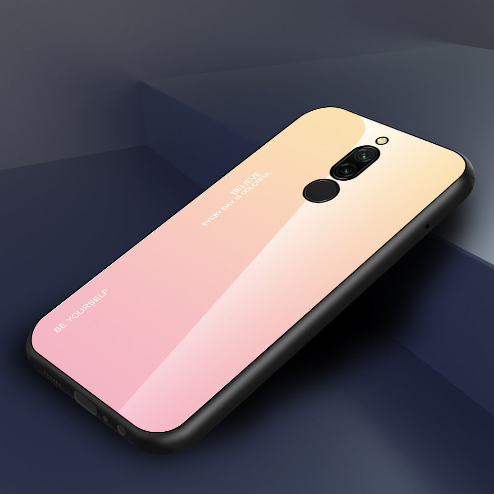 Gradient glass case