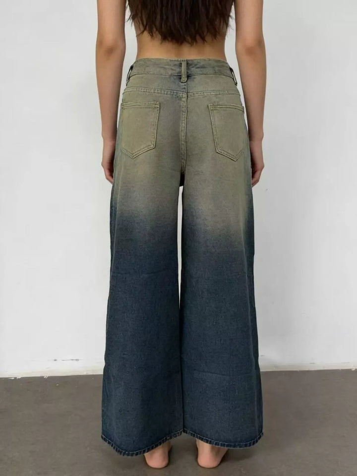 Bow Wide Leg Jeans