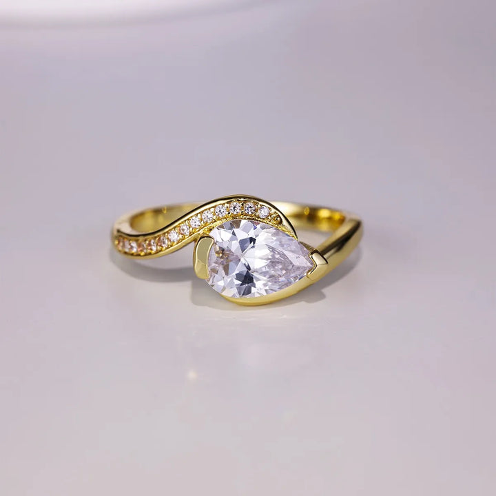 1.5 Carat Moissanite 925 Sterling Silver Ring