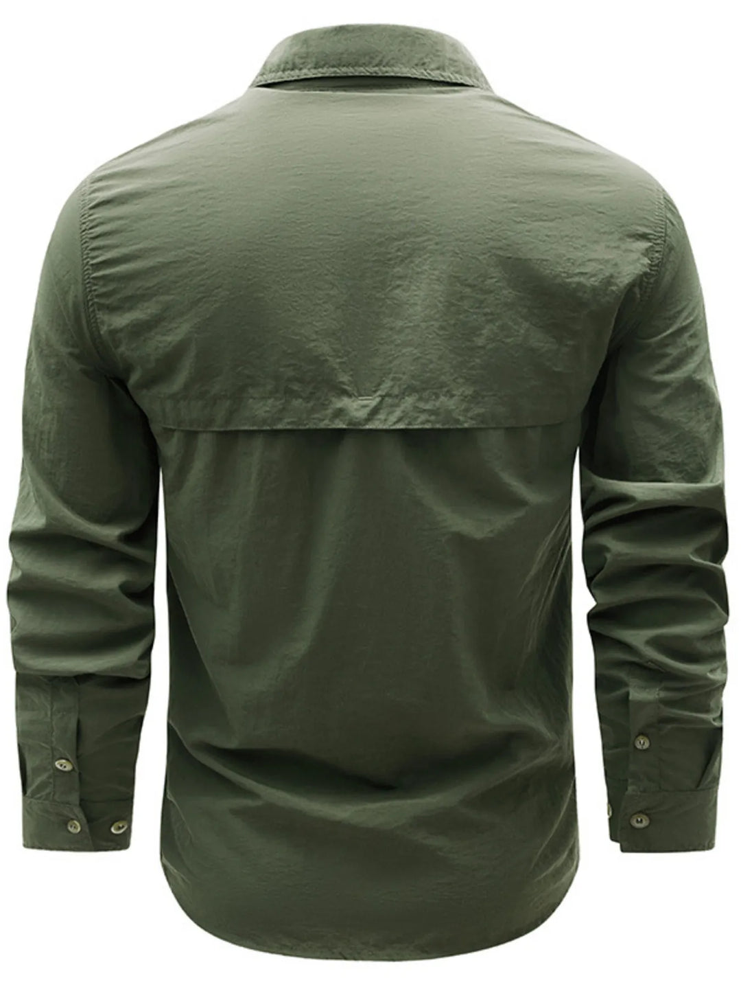 Men's Plus Size Button Up Long Sleeve Shirt