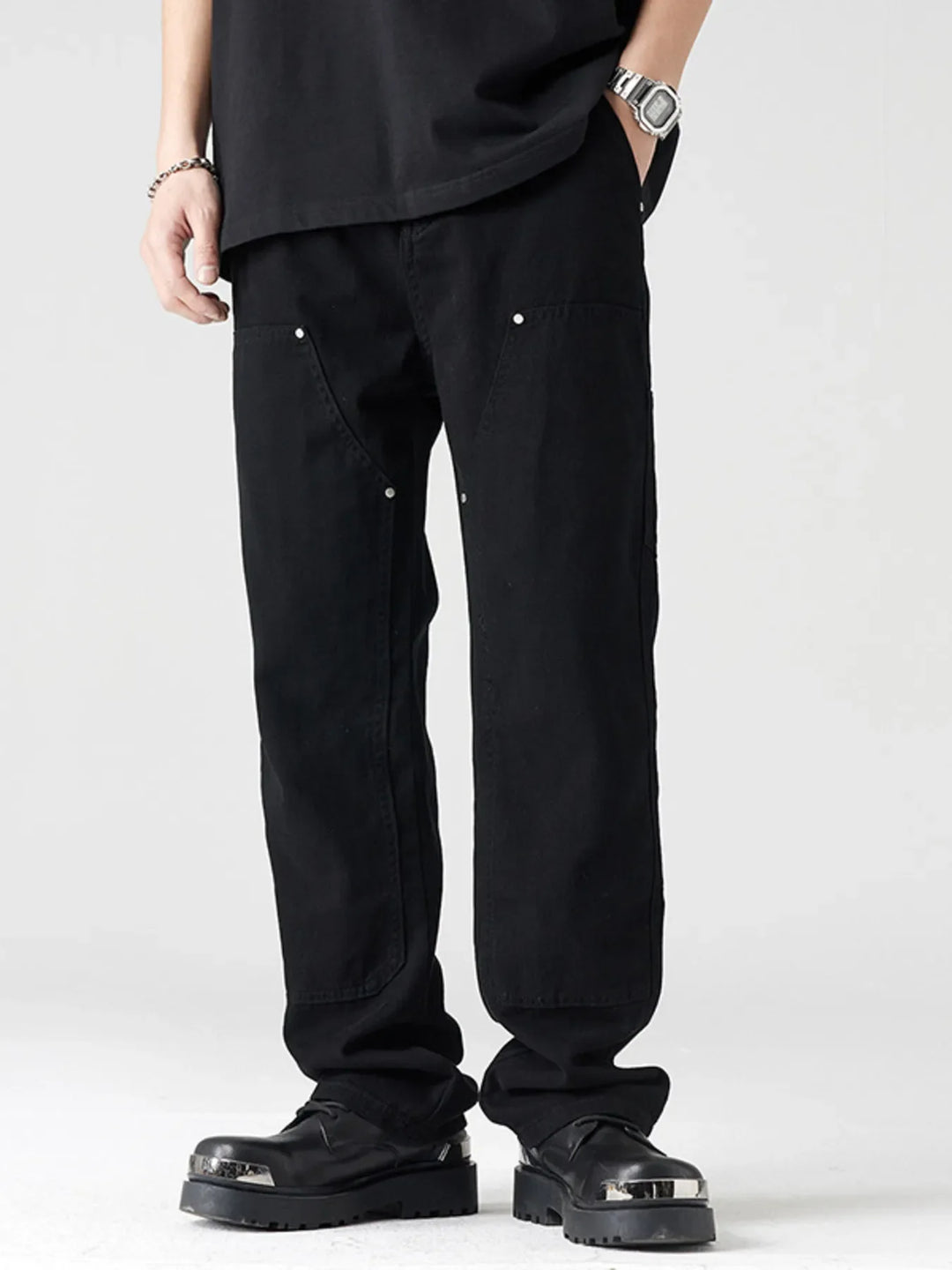 Men's Wide-Leg Relaxed Fit Jeans