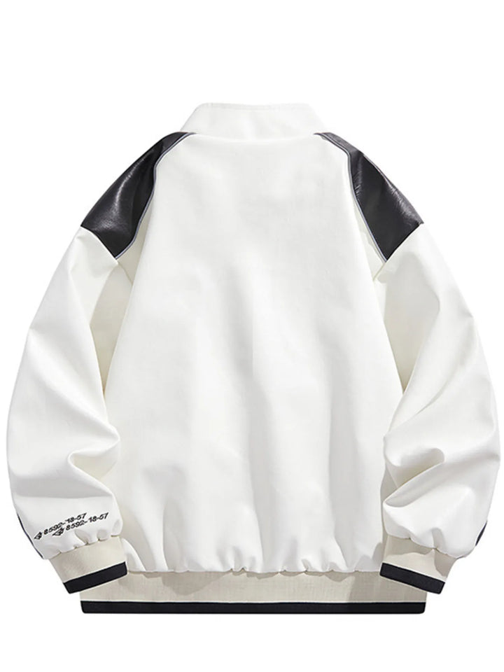 Men's Plus Size Zip Up Long Sleeve Jacket