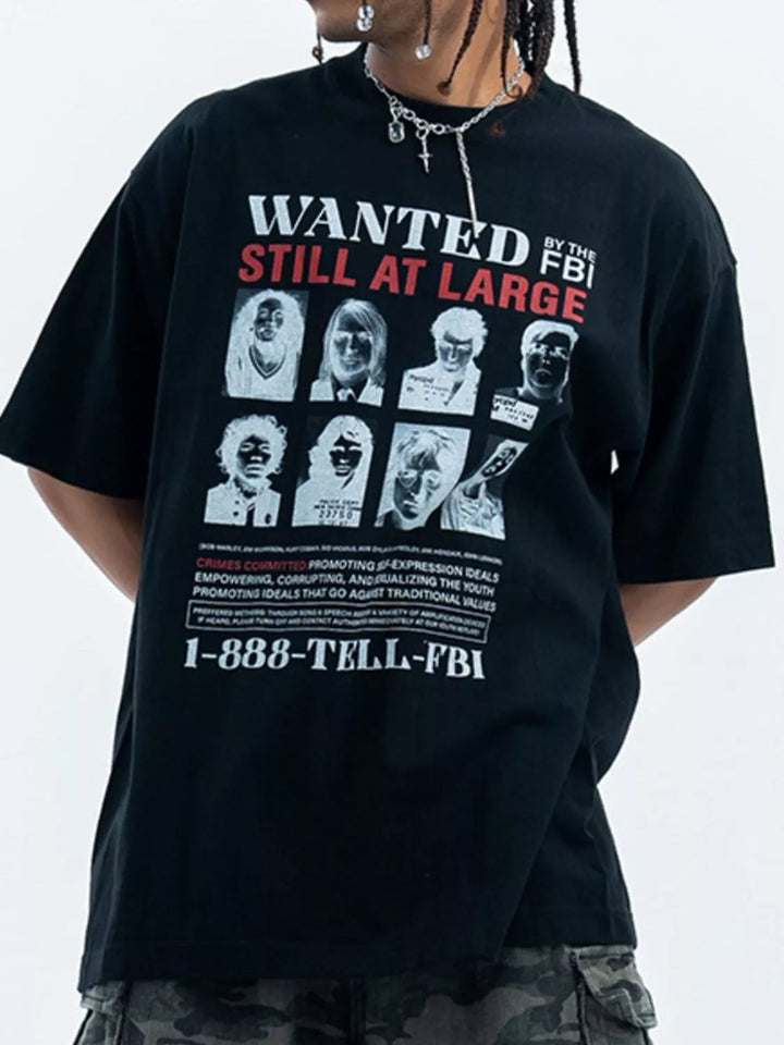 Men's Graphic Round Neck Half Sleeve T-Shirt