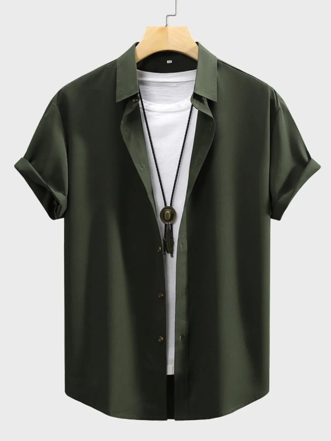 Men's Button Up Short Sleeve Shirt