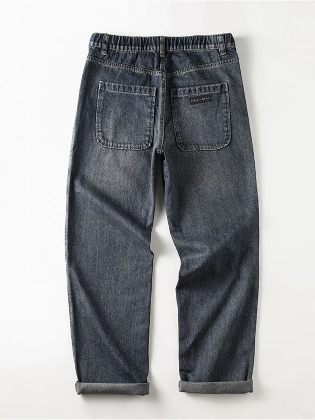 Men's Vintage Wash Wide Leg Jeans