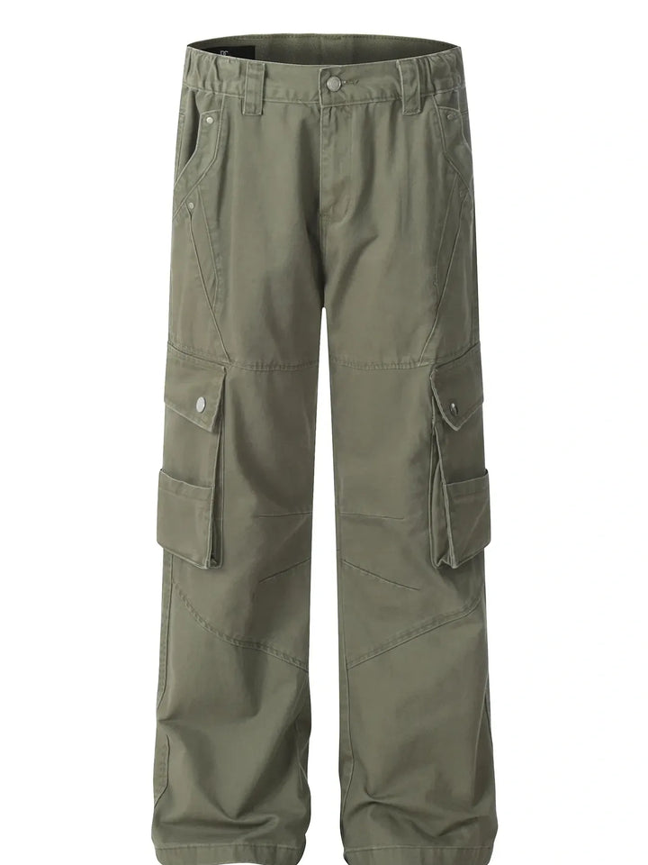 Men's Wide Leg Cargo Pants