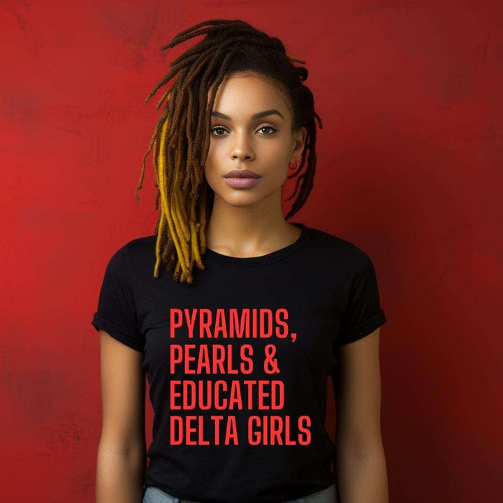 Pyramids & Pearls Sorority Tee