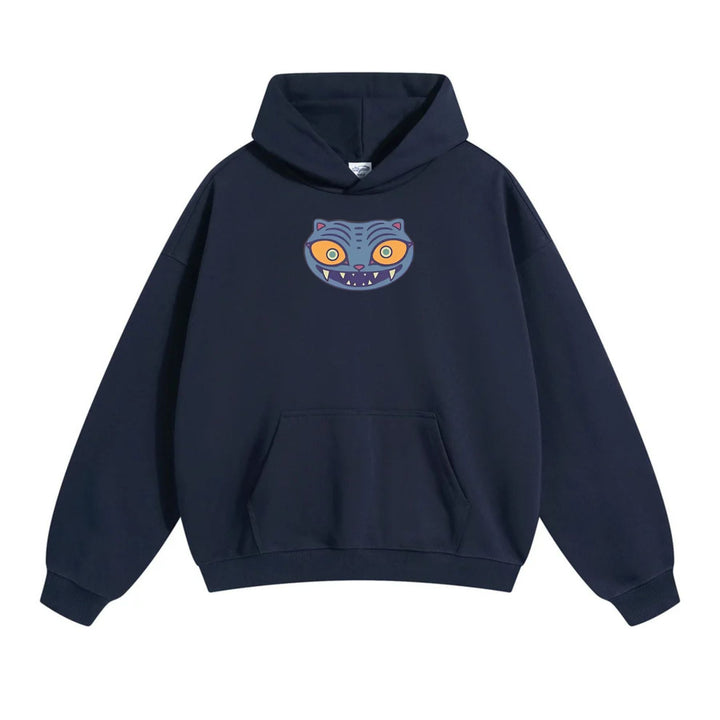 Derpy Tiger Zoey Hoodie – Cute & Funny Animal Graphic Pullover, Adorable Unisex Gift