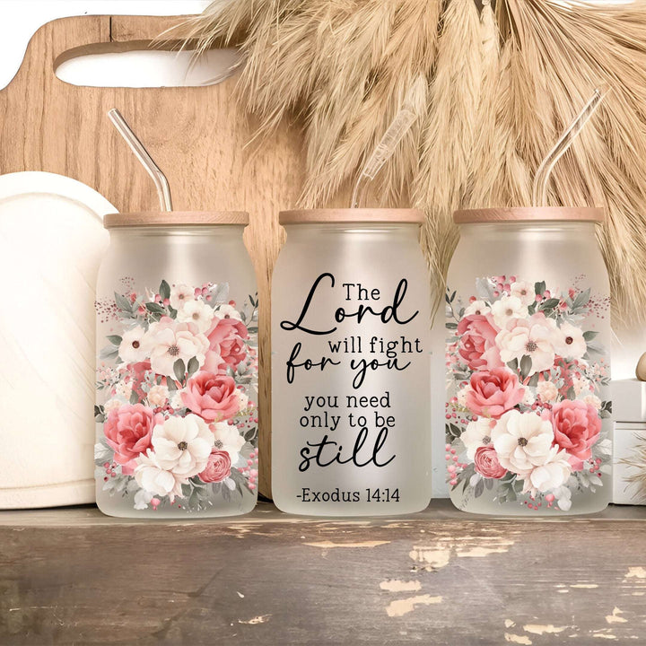 Bible Verse Scripture Cup, Mug & Tumbler with Lid & Straw – Floral Christian Gift for Her