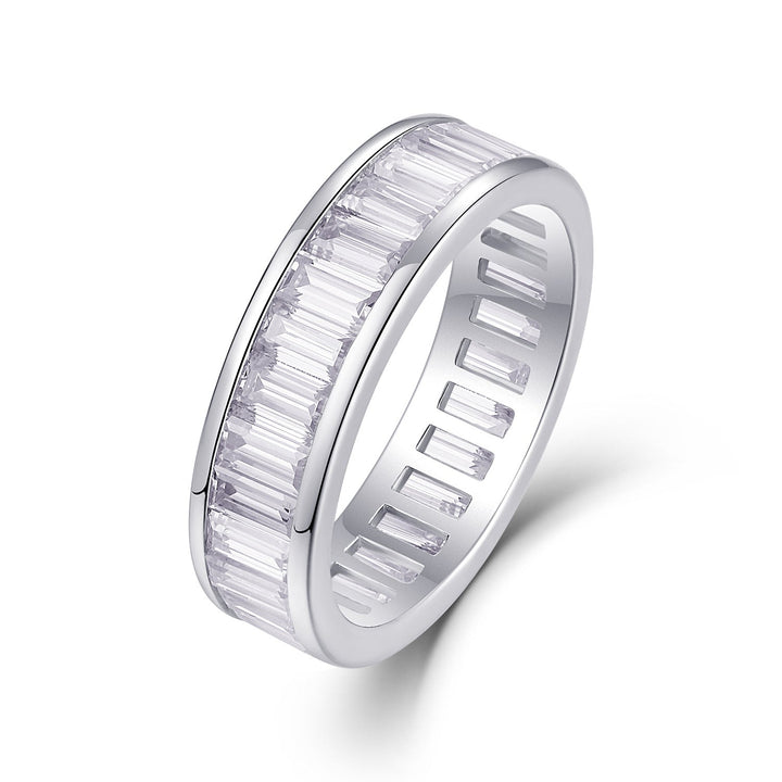 High-grade Versatile European And American Non-fading Ring Moissanite Women