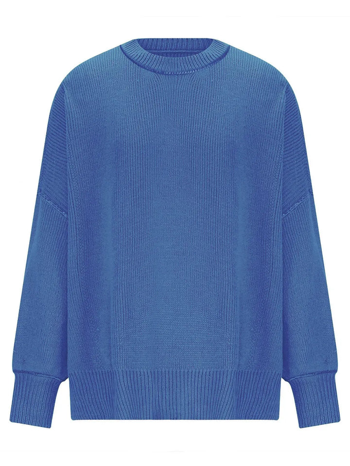 Round Neck Long Sleeve Sweater
