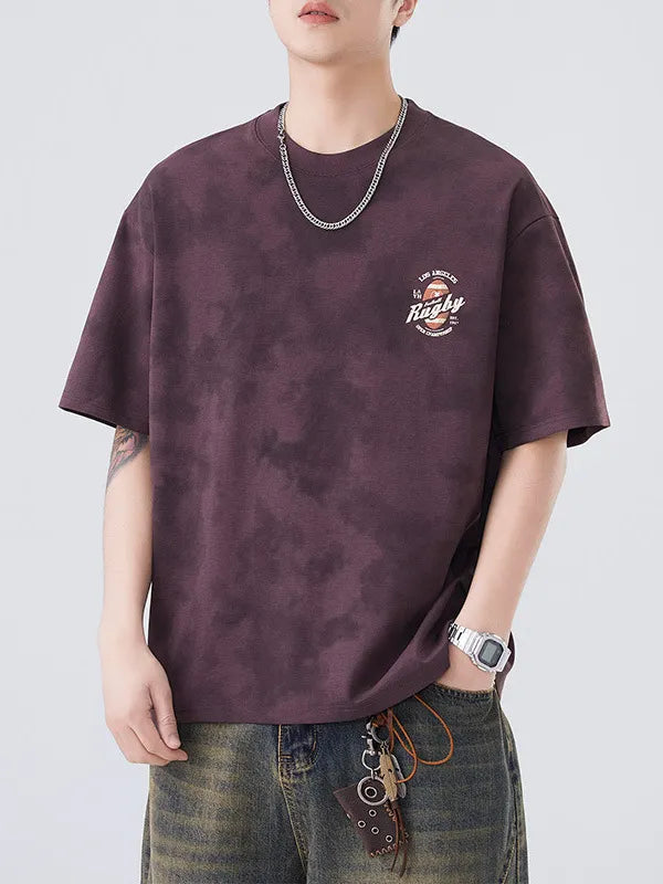 Men's Plus Size Round Neck Short Sleeve T-Shirt