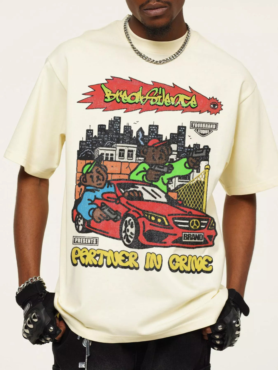Men's Graphic Crew Neck T-Shirt