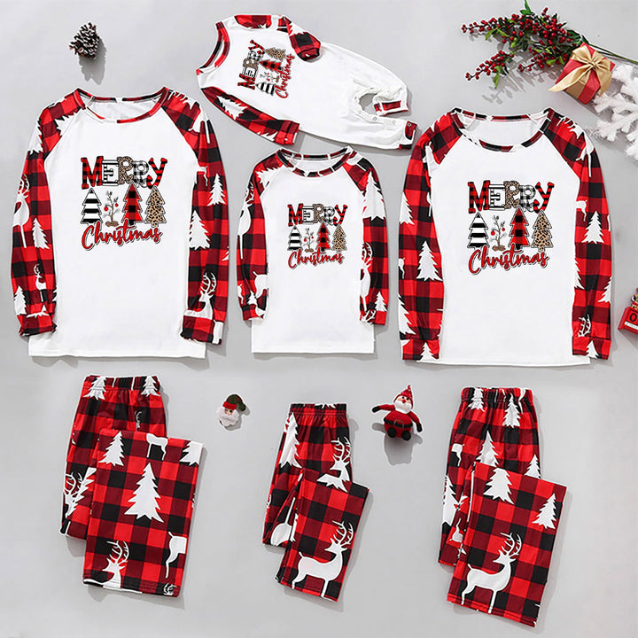 European And American Parent-child Home Suit Set For Christmas