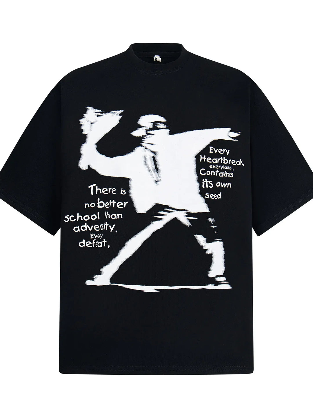 Men's Graphic Mock Neck Short Sleeve T-Shirt