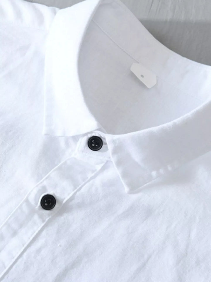 Men's Full Size Button Up Short Sleeve Shirt Plus Size
