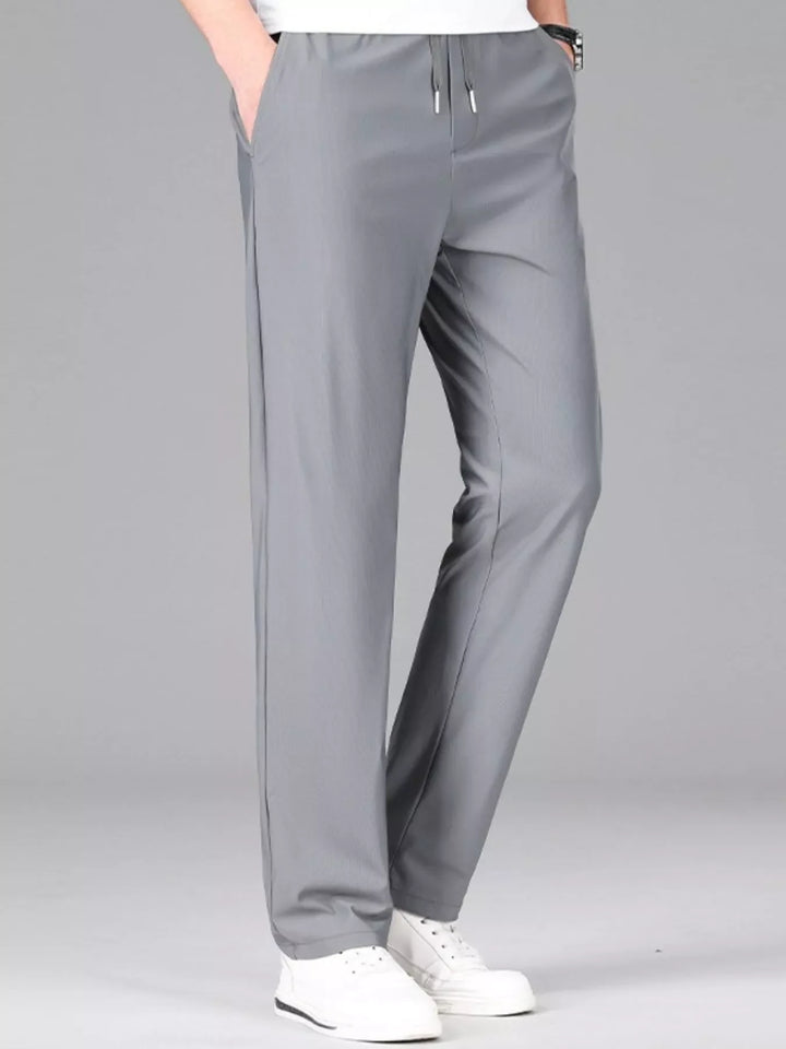 Men's Plus Size Lightweight Drawstring Casual Pants