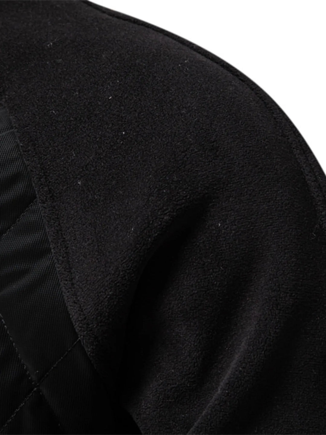 Men's Quilted Snap Down Long Sleeve Jacket
