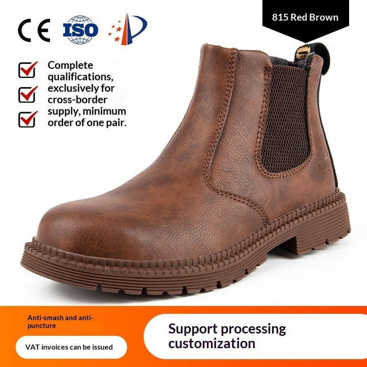 Wear-resistant And Non-slip Work Shoes Men