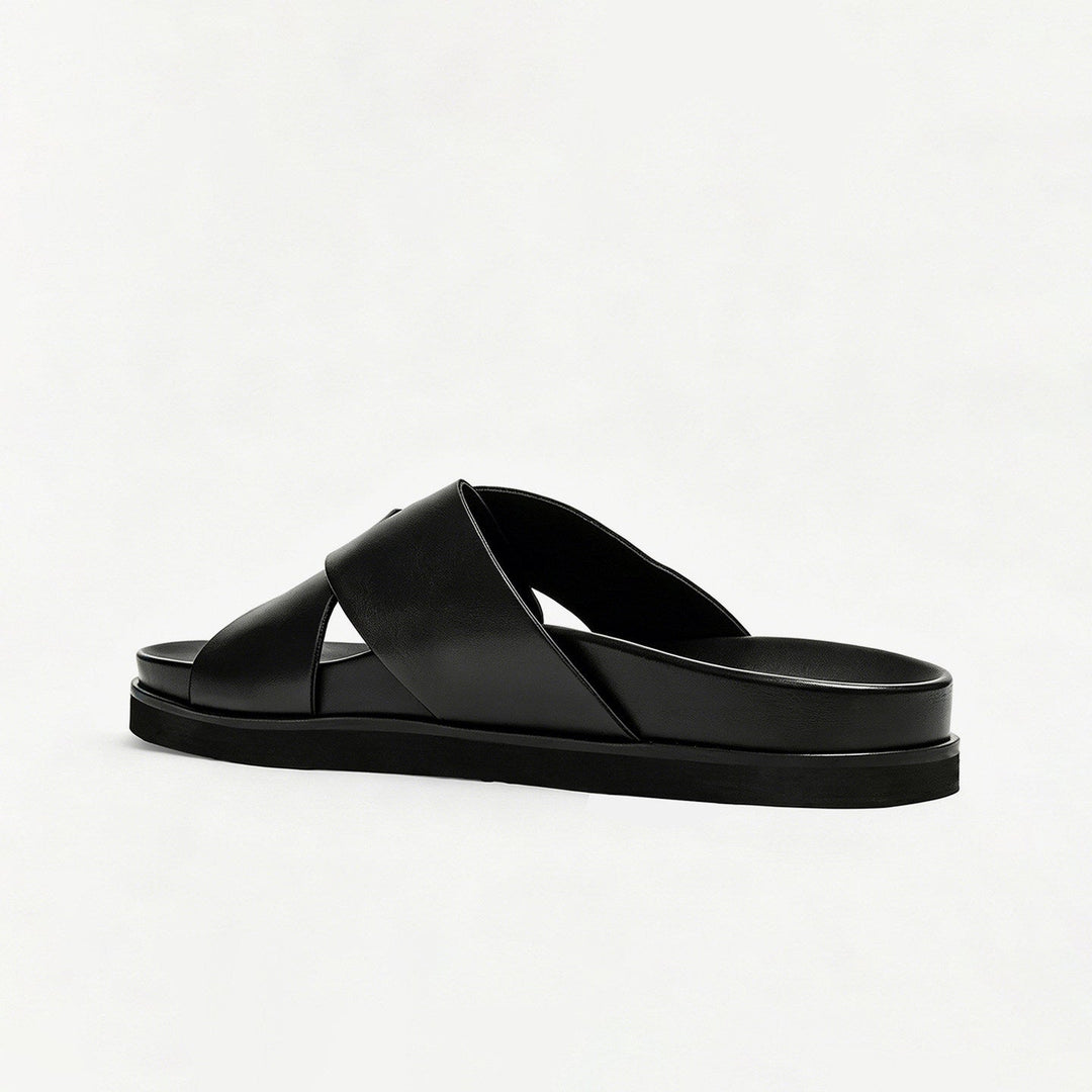Men's Summer Breathable Cross-style Casual Fashionable Open-toe Slippers