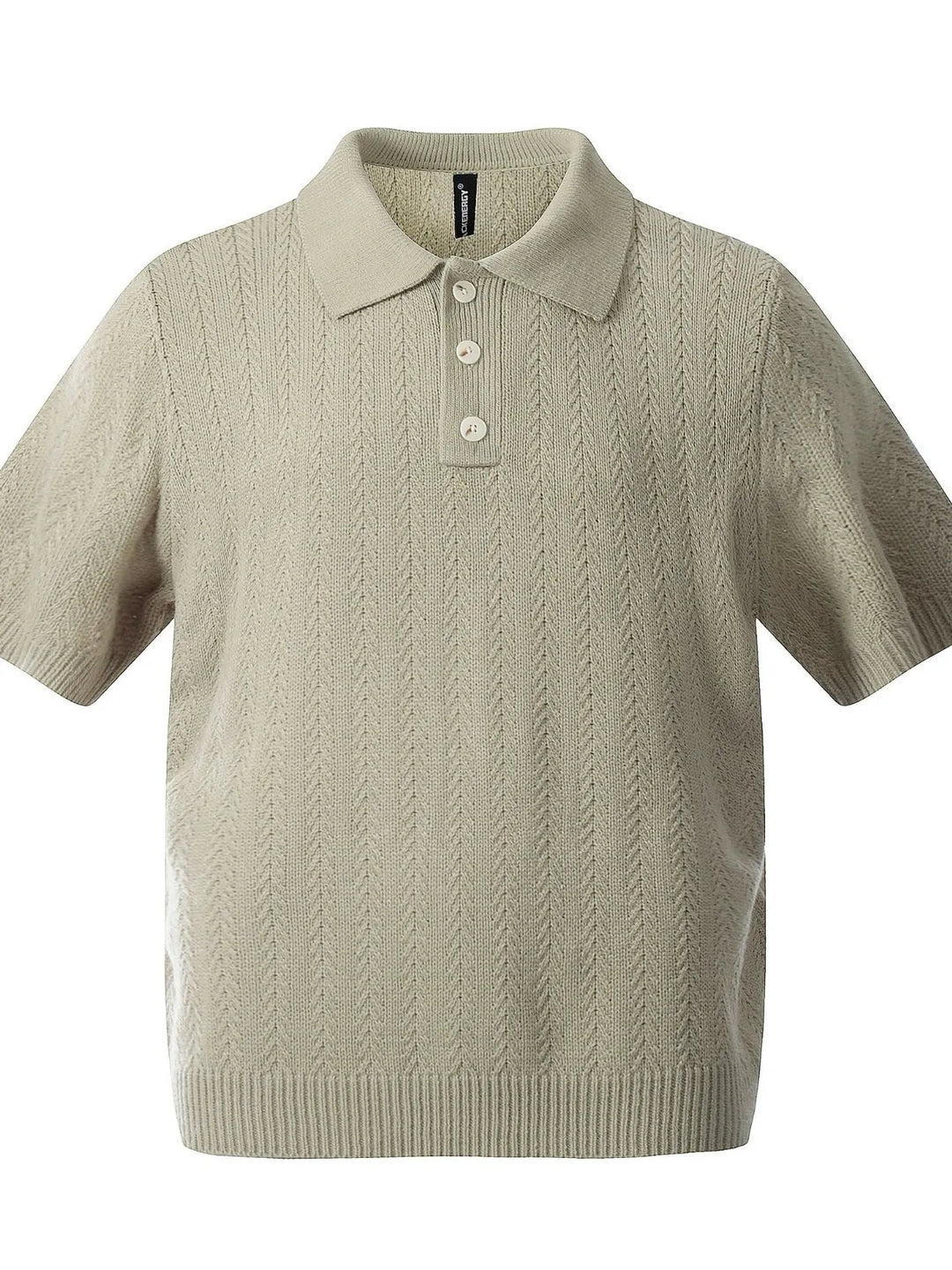 Men's Button Detail Short Sleeve Polo