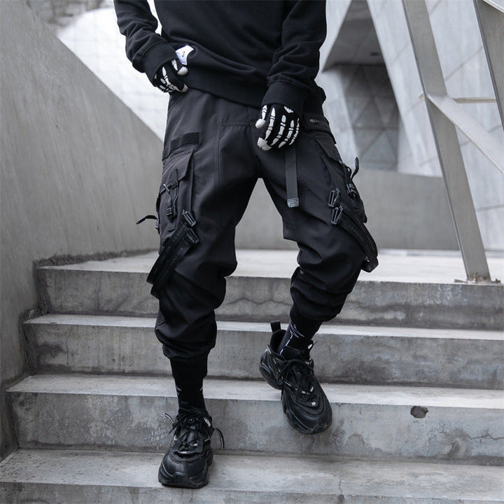 Cargo Jogger Paratrooper Pants Casual Long Trousers For Fall And Winter