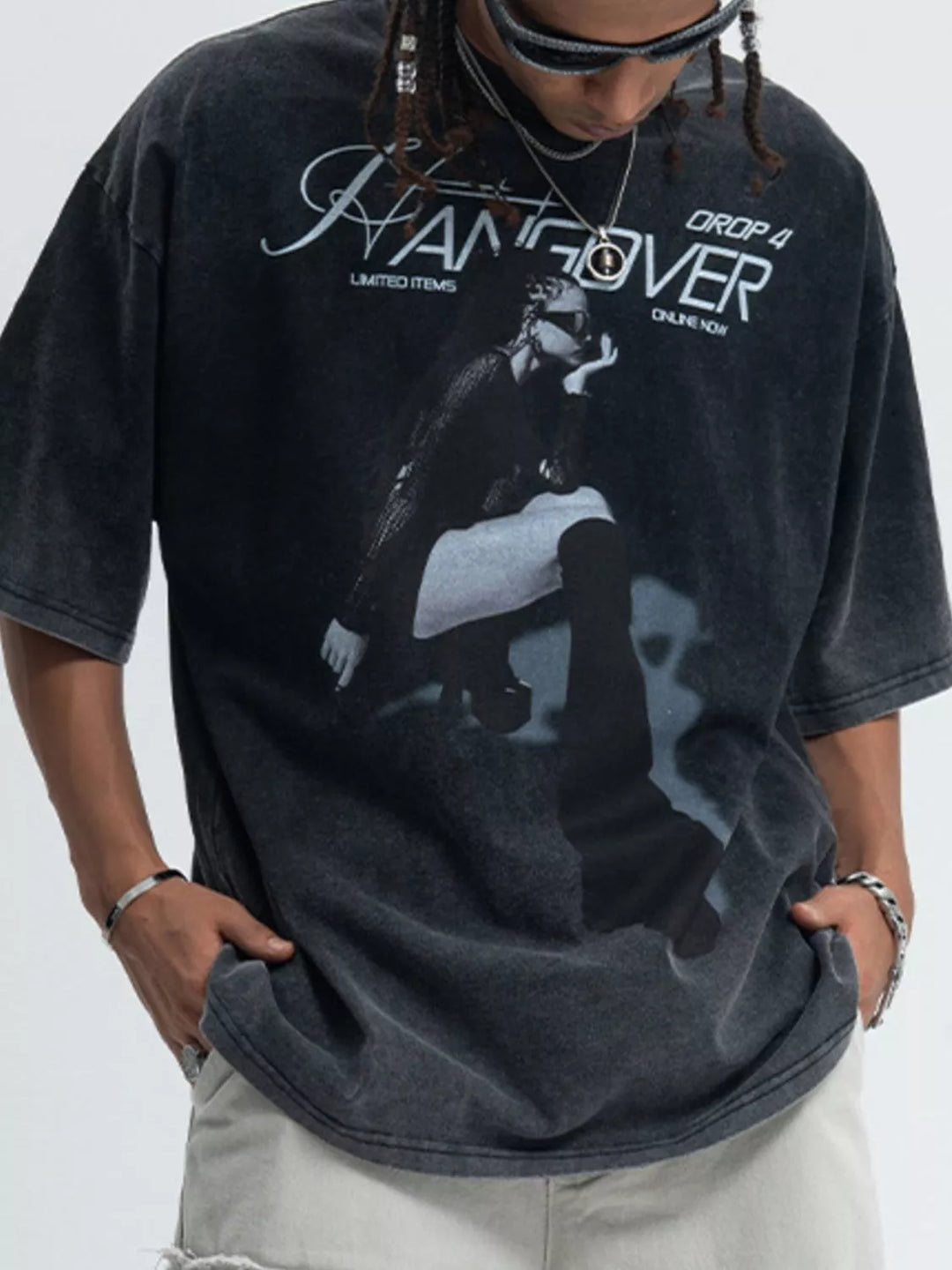 Men's Graphic Round Neck Half Sleeve T-Shirt