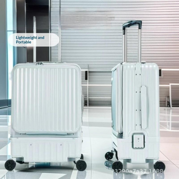 Multifunctional Side-opening High-capacity Suitcase With Dry-wet Separation And An Aluminum Frame