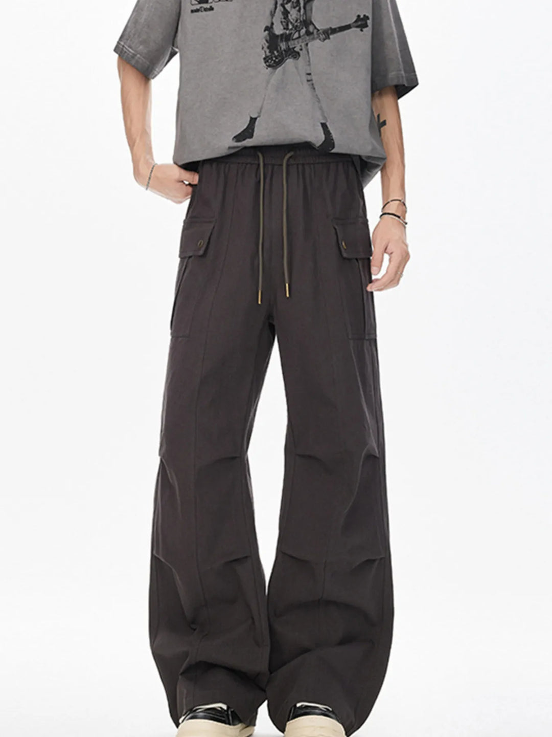 Men's Drawstring Cargo Pants