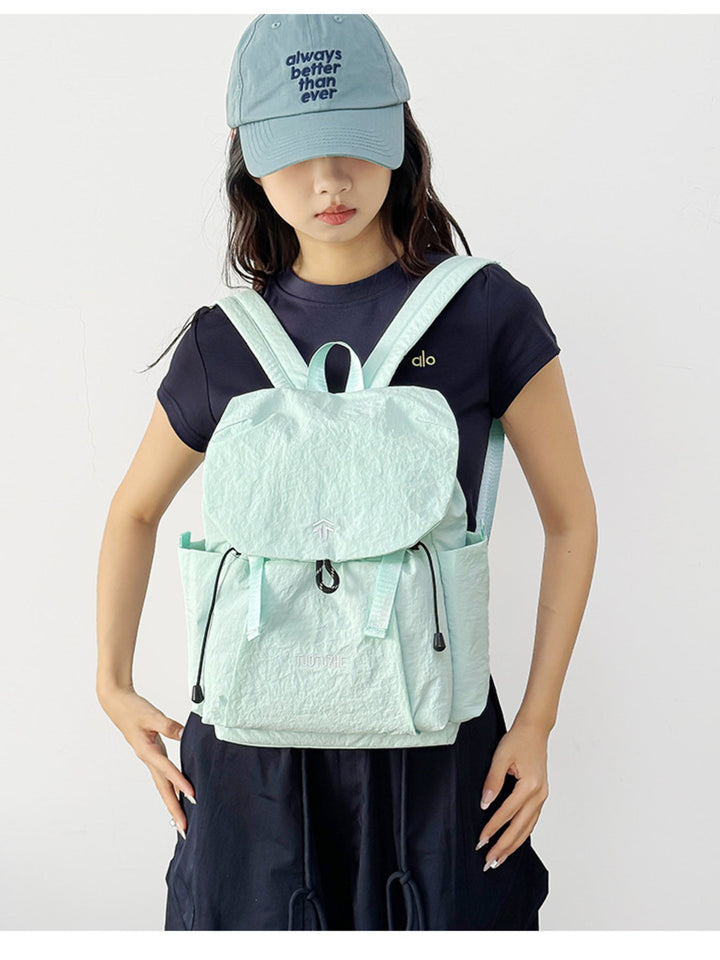 Lightweight Crinkled Backpack Bag