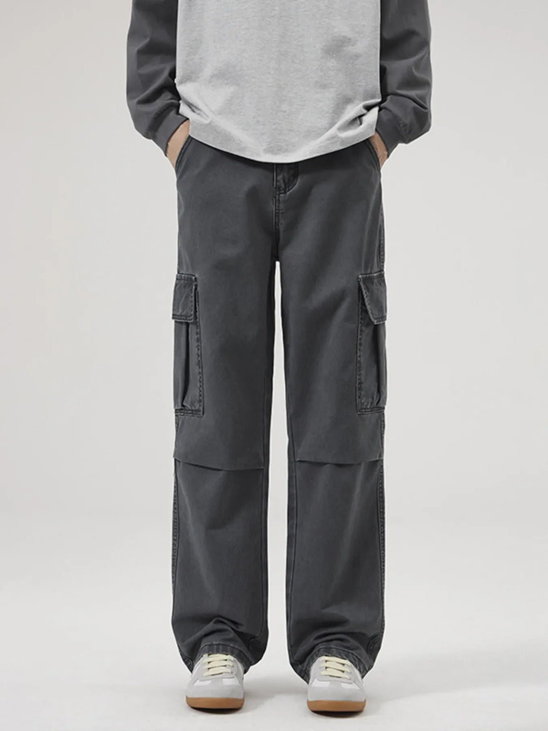 Men's Full Size Loose Fit Cargo Pants Plus Size
