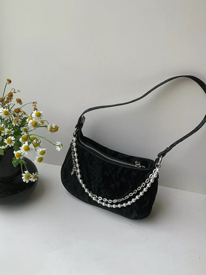 Pearl Chain Shoulder Bag