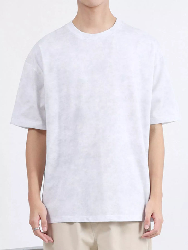 Men's Plus Size Round Neck Short Sleeve T-Shirt