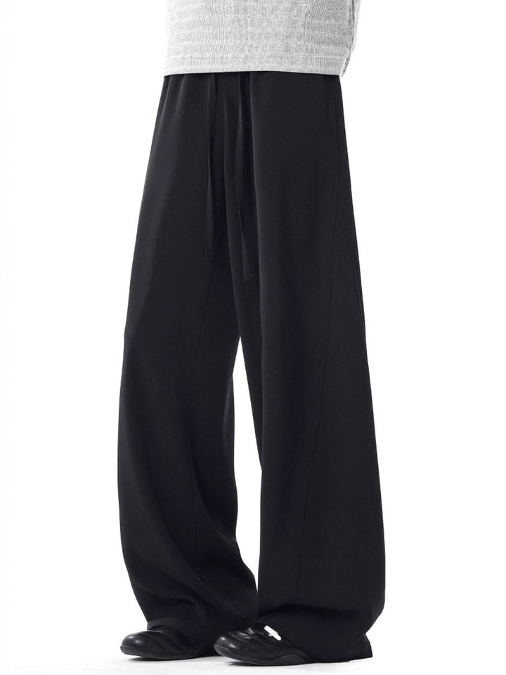 Men's Wide Leg Drawstring Casual Pants