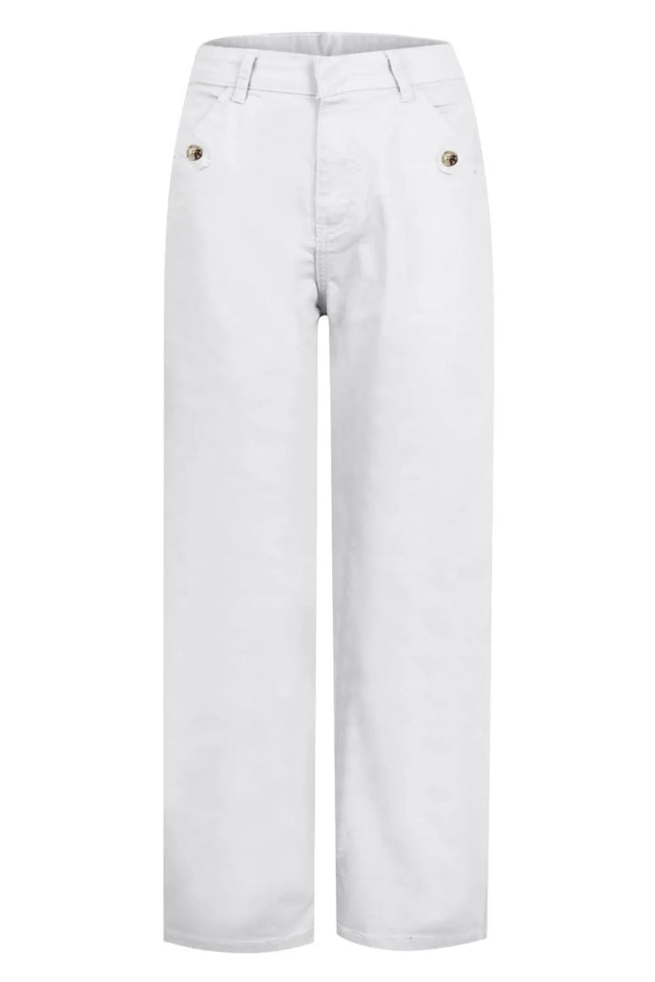 High Waist Jeans with Pockets