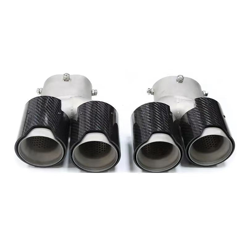 Car Modification Stainless Steel Carbon Fiber Exhaust Pipe