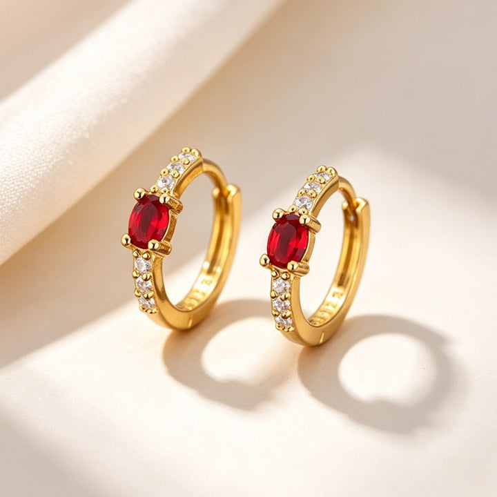 Zircon-Inlaid Earrings For Women