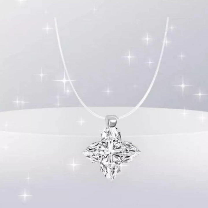 2 Carat 925 Sterling Silver Moissanite Star Pendant Necklace
