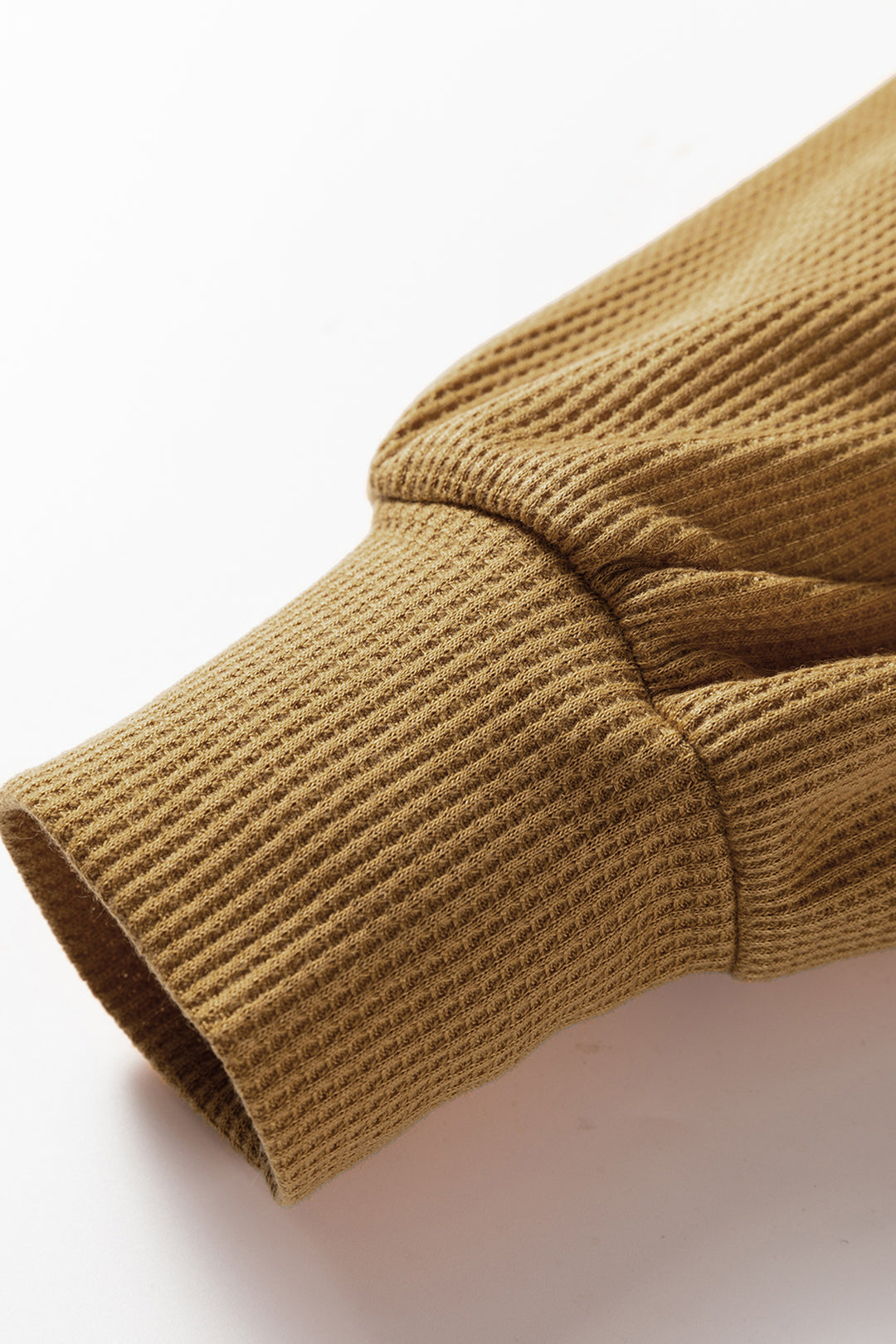 Chestnut Lace Long Sleeve Textured Pullover