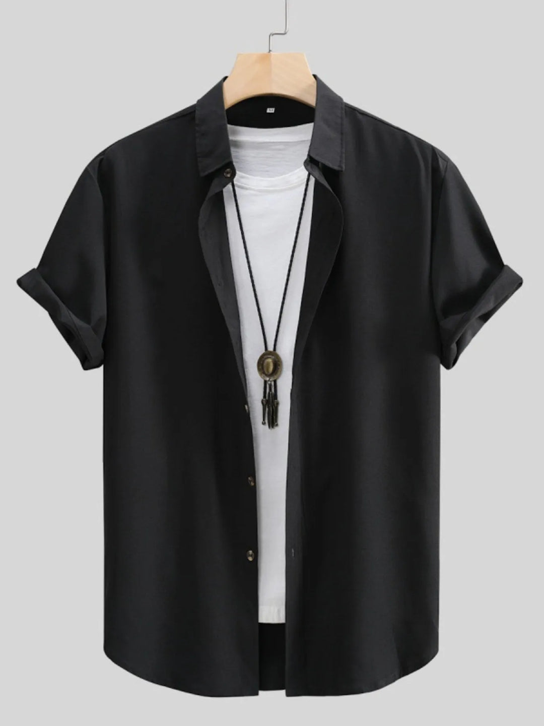 Men's Button Up Short Sleeve Shirt