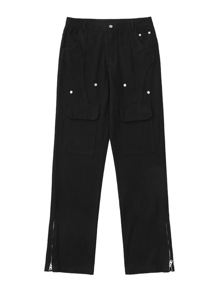 Men's Zip Detail Cargo Jeans