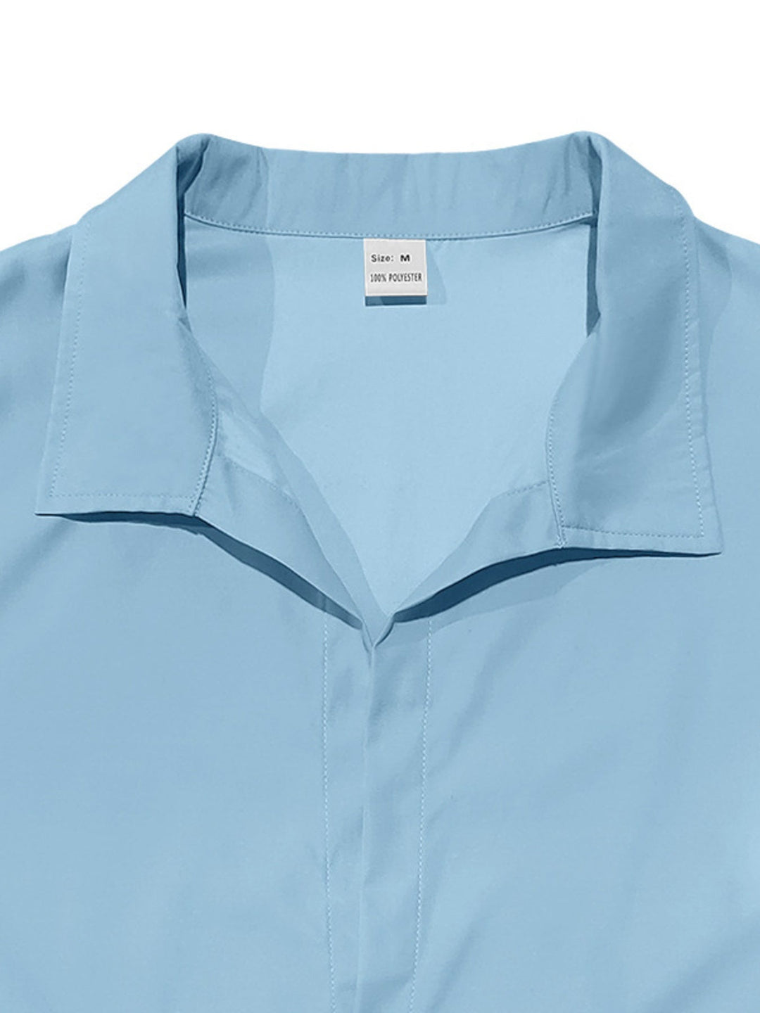 Men's Full Size Casual Button-Up Shirt Plus Size