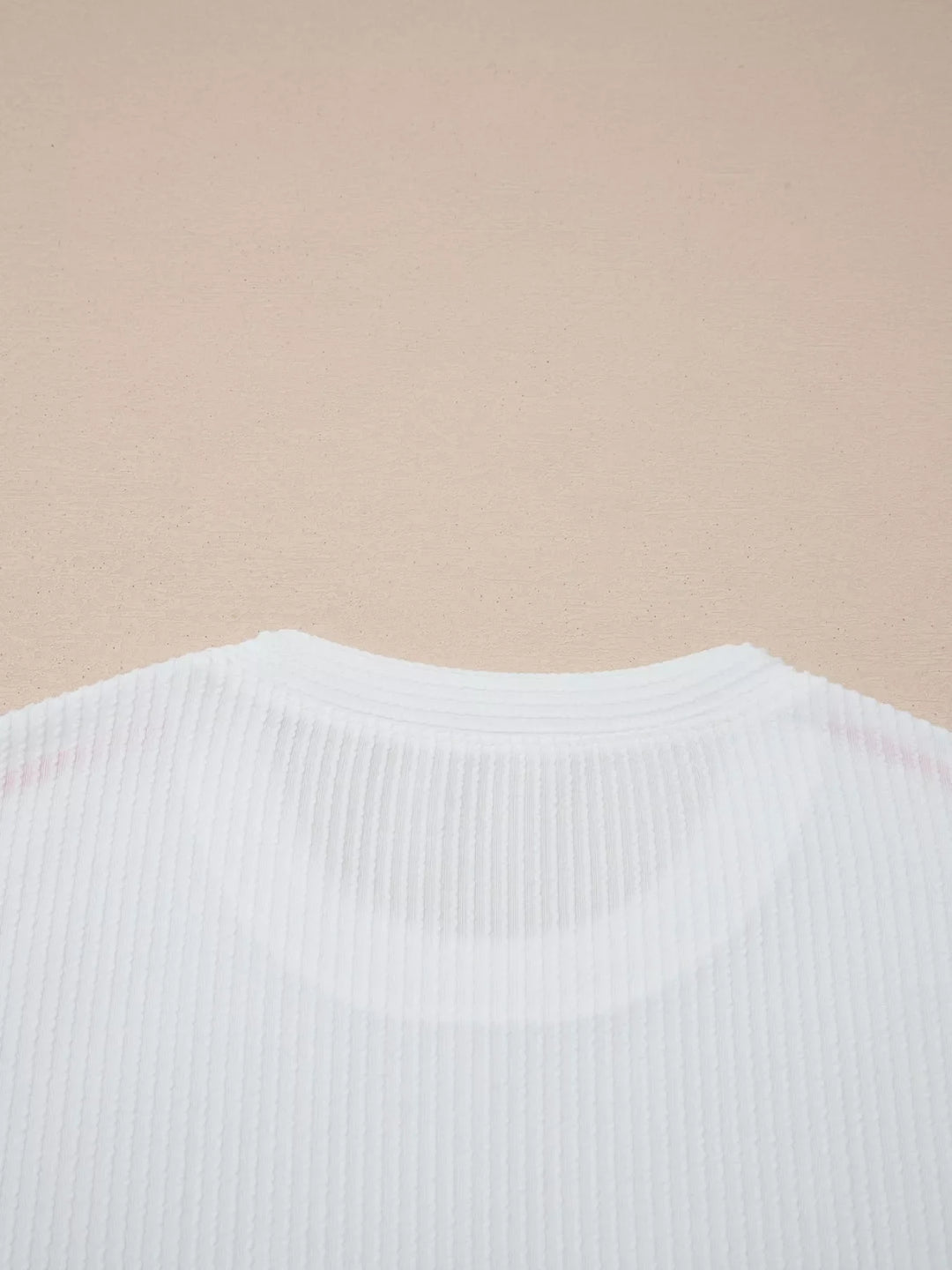 USA Graphic Half Sleeve Loose Ribbed Top