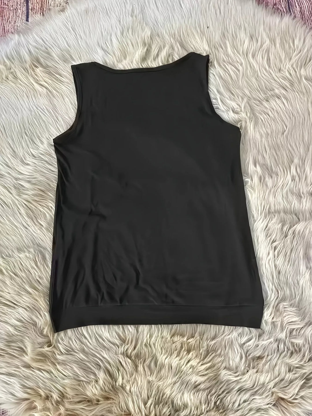 Eyelet Detail Ruched Tank