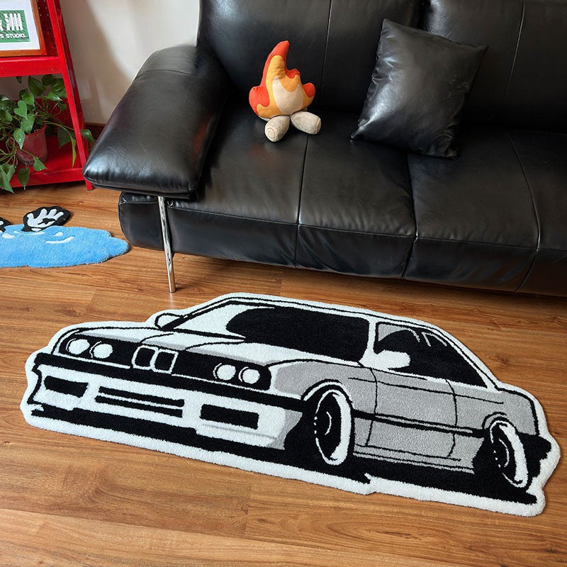 Thickened Cold-proof Floor Mats In Bow-shaped And Irregularly Shaped Imitation Cashmere Carpets