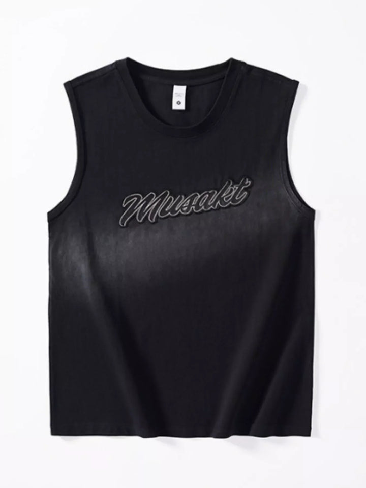 Men's Plus Size Round Neck Tank