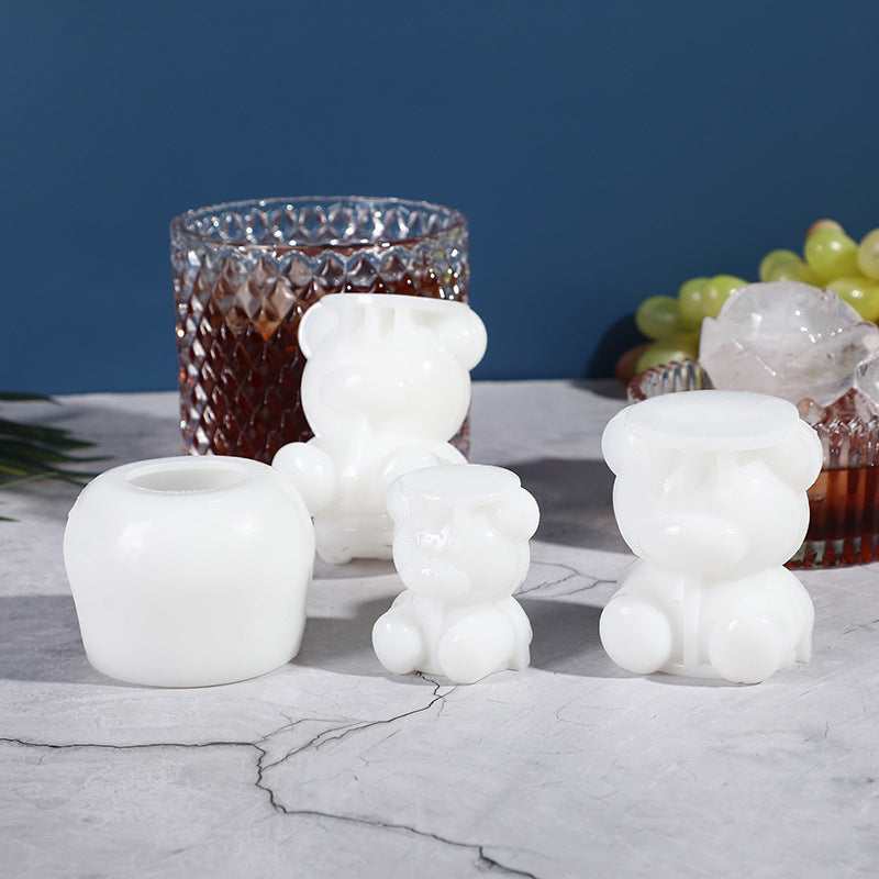 Creative ice grid mold-large bear model-1 piece