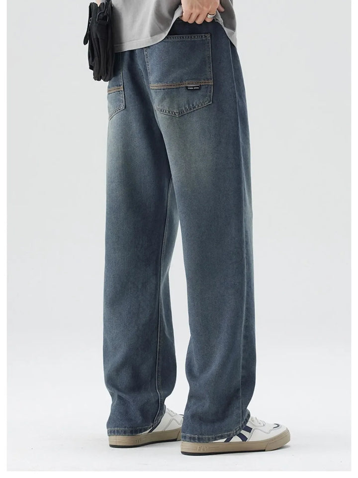 Men's Wide-Leg Relaxed Fit Jeans