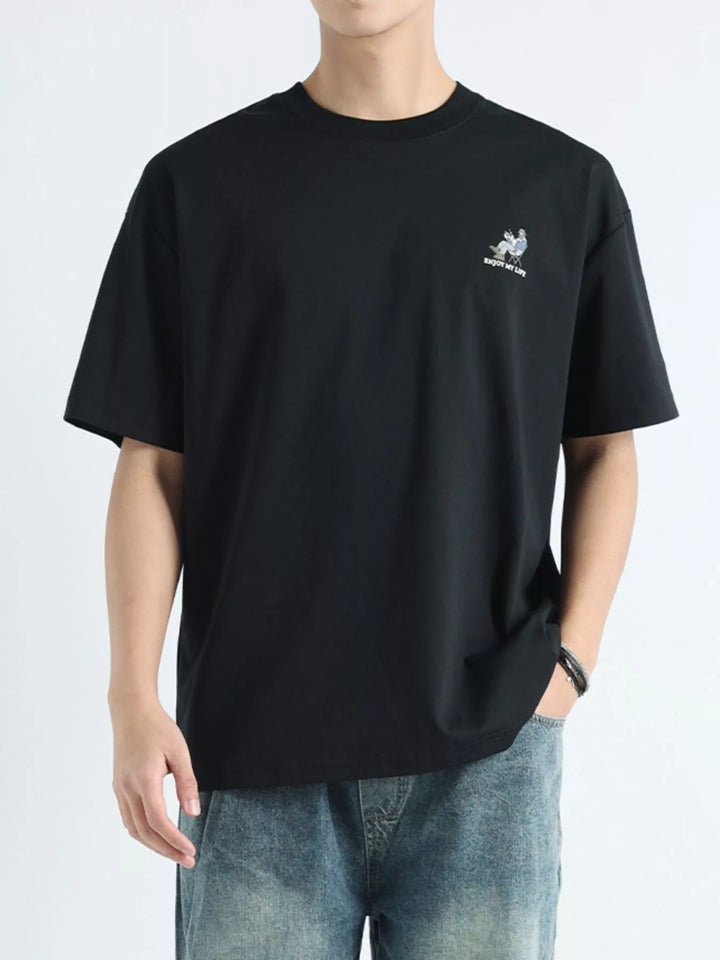 Men's Plus Size Graphic Relaxed Fit T-Shirt